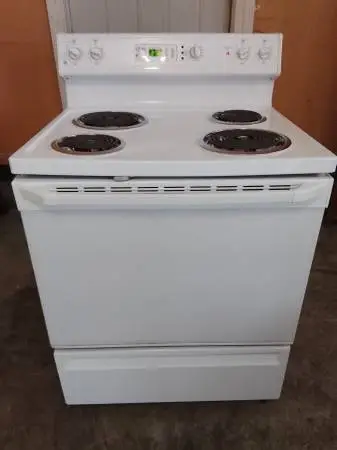 Like new electric stove come up free delivery and set up