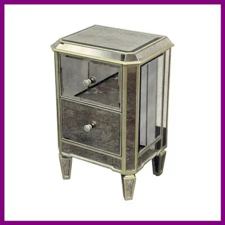 Stein World Petite Two-drawer Mirrored Chest