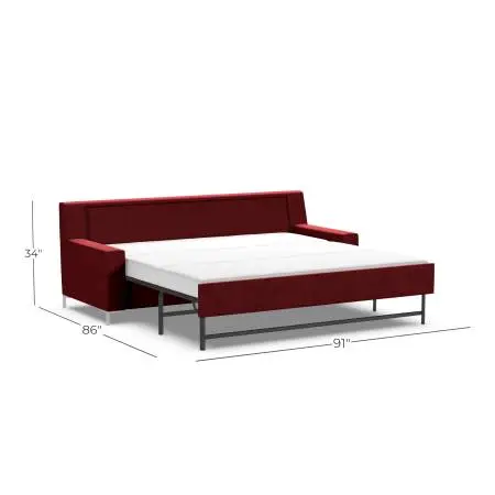 American Leather Bryson Comfort Sleeper King Sofa Bed – Tempur-Pedic
