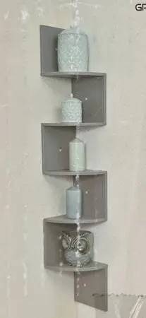 Corner Shelf Wall Mount 5 Tier