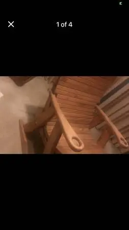 Custom large rocking chair hand made very quality