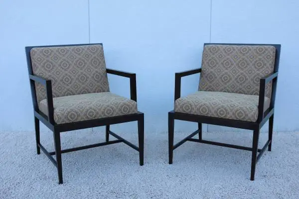 Contemporary Modern Hickory Furniture Guest Armchairs Brand New a Pair