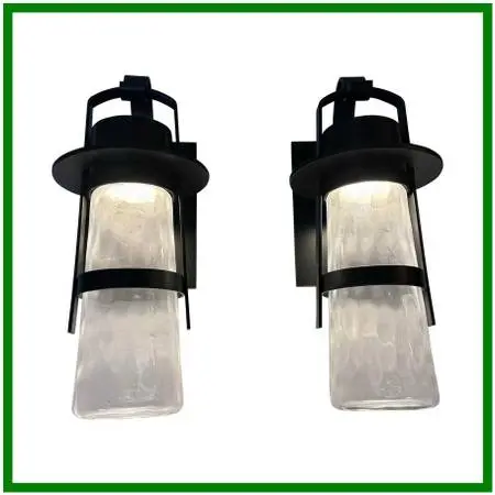 New Modern Forms Balthus Outdoor Sconces, Pair