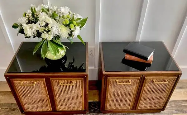 Mid century LANE, FOUNDERS Bedroom set + side+coffee tables + more.