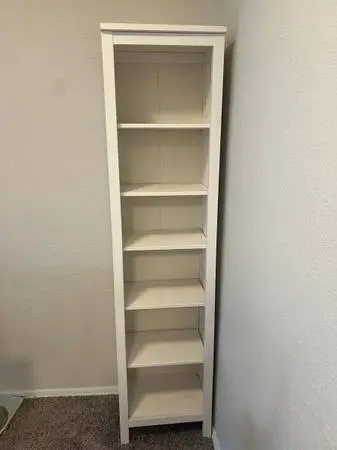 Bookcase white ikea hemnes