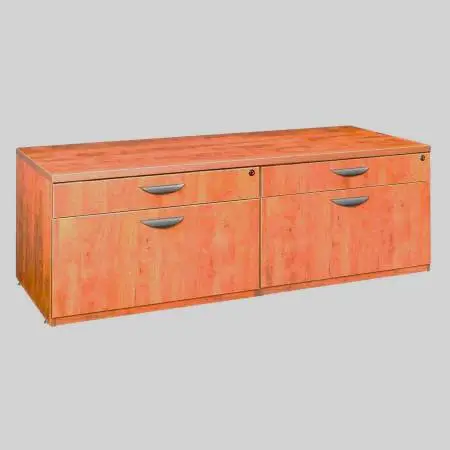 *New in Box 3 Piece Honey Maple 72Wx22dx22h Storage Credenza MSRP$1843