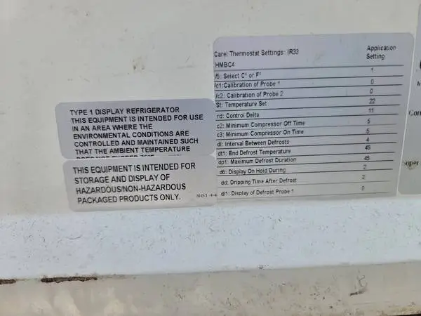 Refrigerated service/ self serve bakery