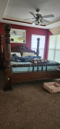 King Bed and Matress, Dining Hutch
