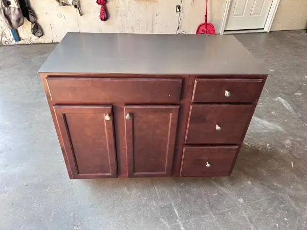 Cabinet With Drawers Double Door Brown Bathroom Knobs
