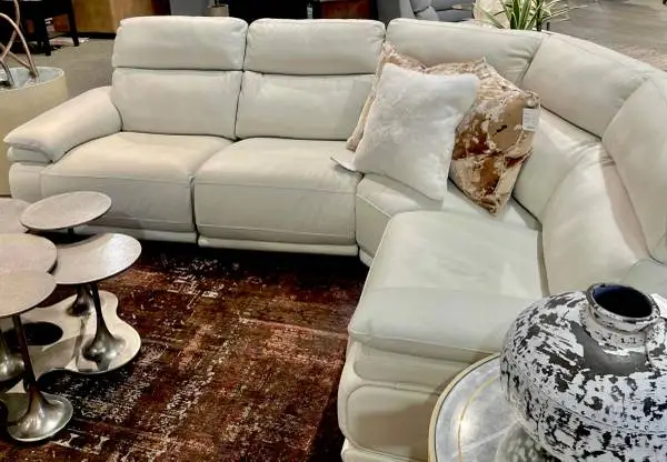Leather Sectional/ recliner convertible- NEW***8 or 5 units