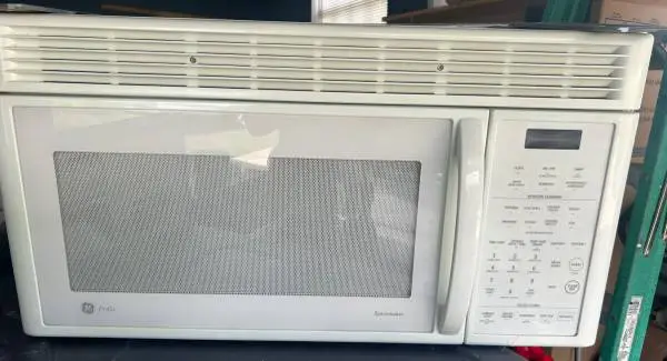 White Over The Range Microwave