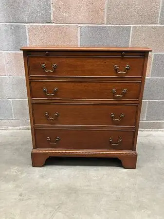 GORGEOUS Vintage English Bachelors Chest! COMPACT SIZE!