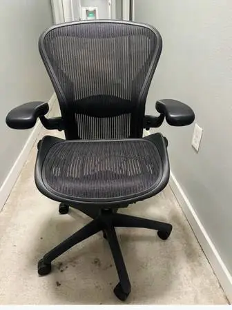 Herman Miller Aeron A,BC, Embody, Steelcase Leapv2,Haworth Fern over 100 plus ch