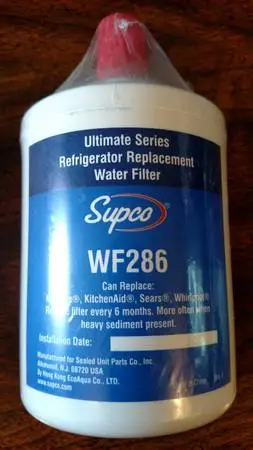 WF286 Supco Refrigerator Water Filter
