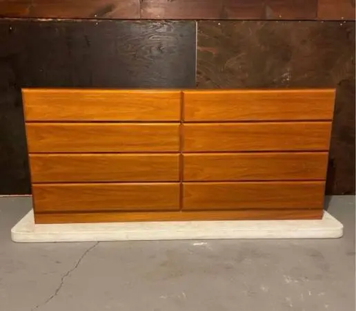 Mid Century Modern 8 Drawer Dresser/Credenza/Media Center SCOVA DIXIE.