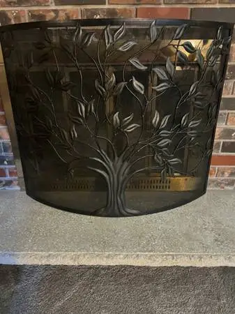 Fireplace screen