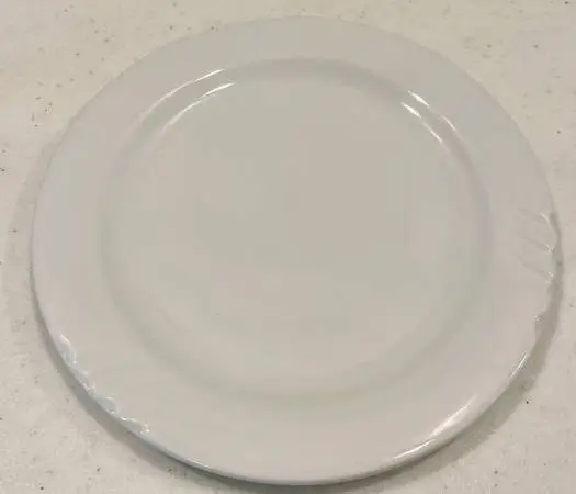 White Dessert Plates – Set of 211 – Briana by Rego Fine Porcelain – Ch