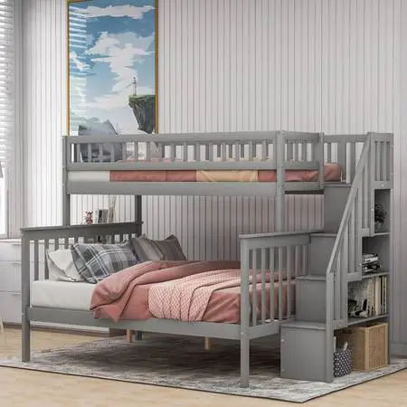 Childrens Bunk Bed and Mattress