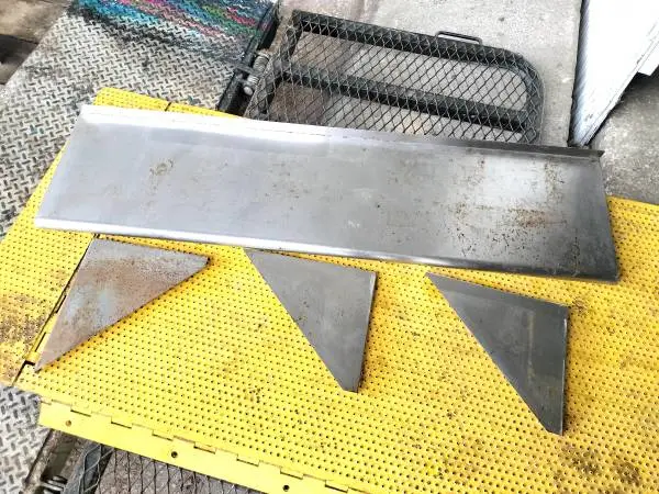 Set of 2 - 5 Foot Restaurant Stainless Steel Wall Mount Shelf Rack