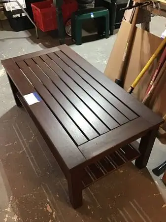 Small Redwood Table