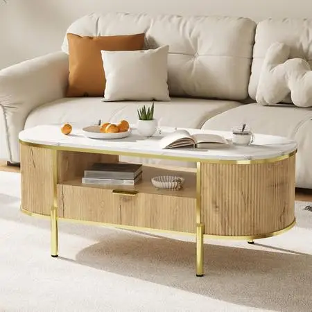 48 Oval Coffee Table