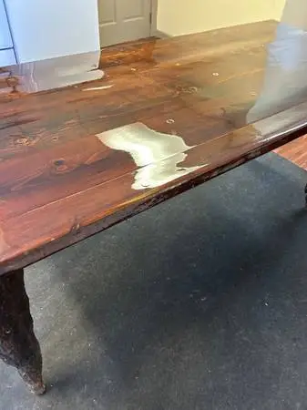 Elegant, excellent quality cypress dining table
