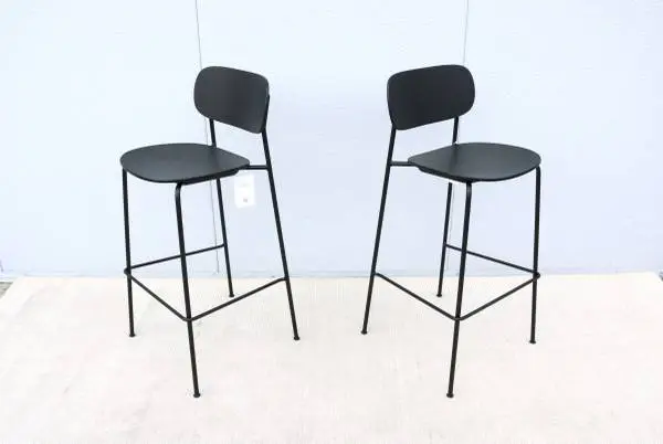 Danish Modern Norm Architects for Audo Co Bar Stools Brand New, a Pair