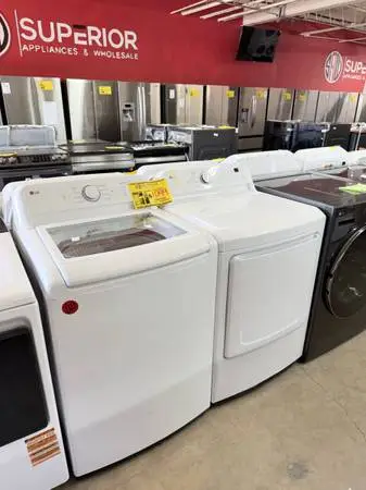 LG WASHER AND DRYER SET NEW OPEN BOX