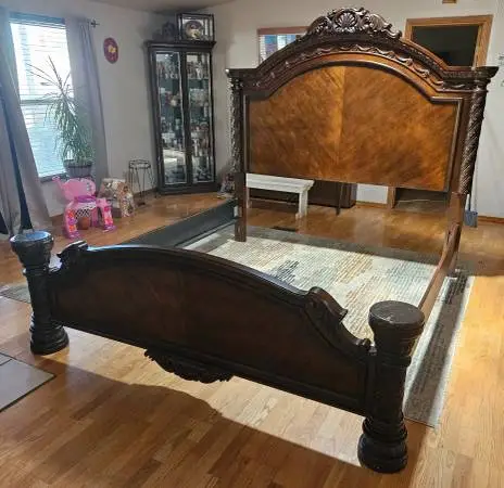 King bed frame