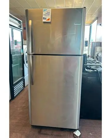 Frigidaire Top Freezer Refrigerator Stainless Steel Finish