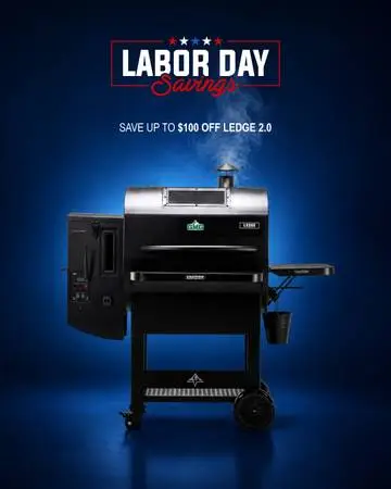 Labor Day Deal $699 on Green Mountain Ledge 2.0 Pellet Grill Smoker*