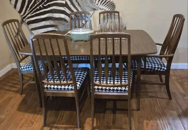MCM Keller Vintage Modern Kitchen Table Chairs Dining Table