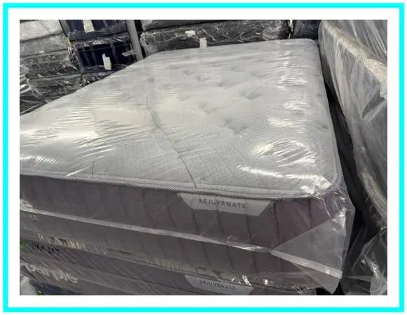 QUEEN SIZE PURPLE LUXE REJUVENATE MATTRESS & BOX SPRING BED SET