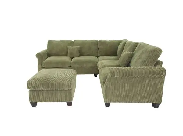 New Avenue Sectional & Storage Ottoman