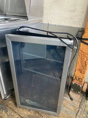glass door refrigerator