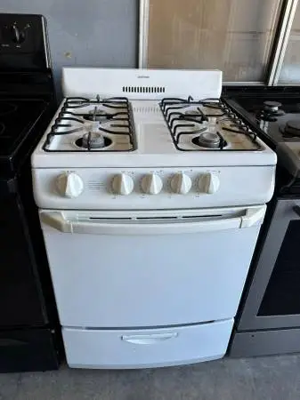 24 gas stove oven