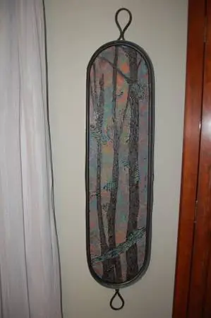 Long Galvanized Art Piece