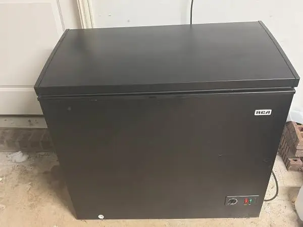 RCA Chest Freezer - Black (Works Great!) - $50