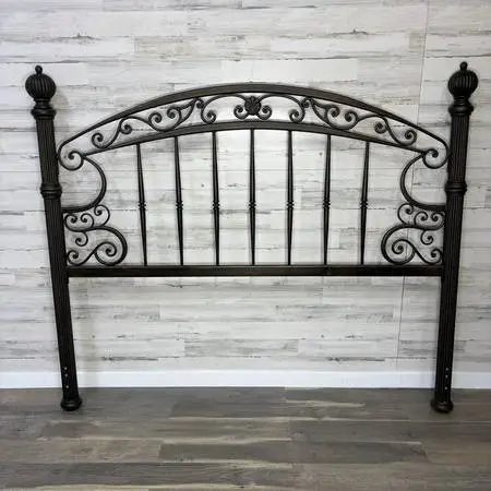 Hillsdale Chesapeake King Metal Headboard Rustic Brown