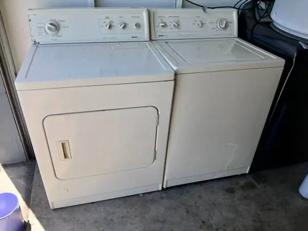 Kenmore 80 series top load washer and gas dryer