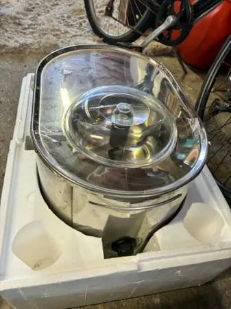 Stainless steel Musso Lussino 4080 ice cream maker