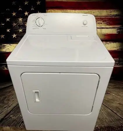 Admiral Electric dryer. Made by Whirlpool. Works great.