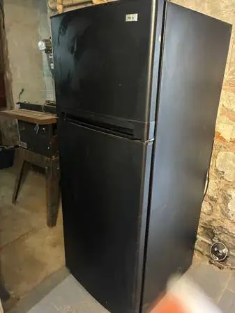 Haier black 22 inch refrigerator