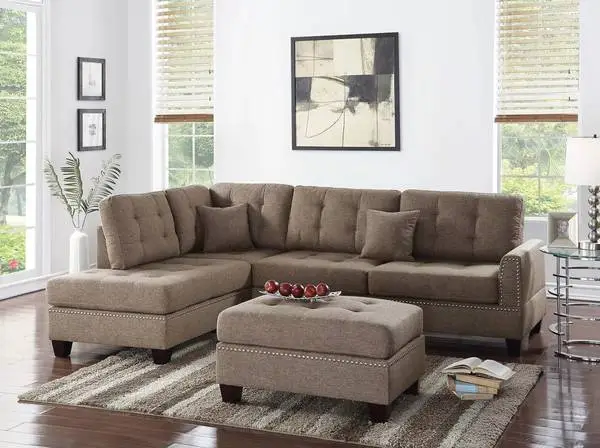 New L shaped Sectional, Ez financing and delivery