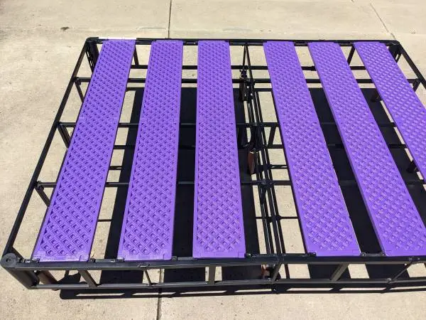 Purple Mattress bed frame