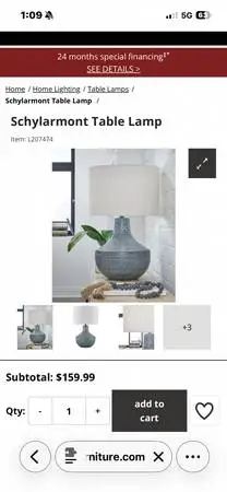 Lamp for sale