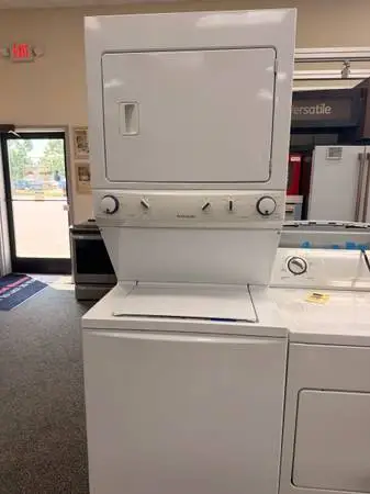 FRIGIDAIRE ELECTRIC STACKED WASHER/DRYER - RITZMAN APPLIANCE