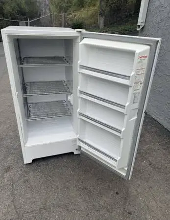 9 cubic upright freezer (free local delivery)