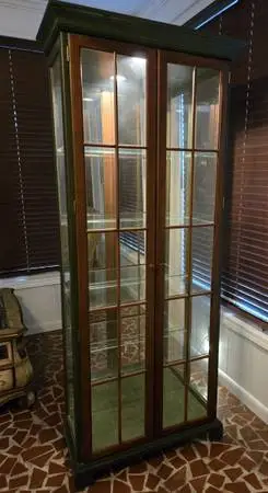 Philip Reinisch Large Curio Cabinet / Trophy Case
