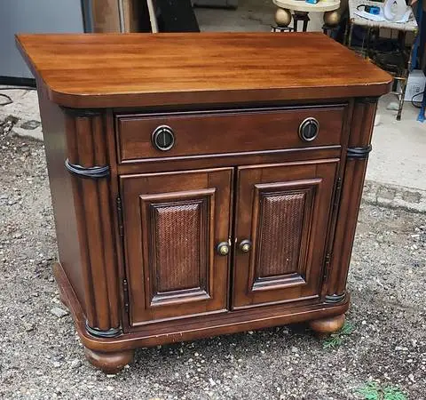 Small One Drawer Cabinet with Open Under Storage